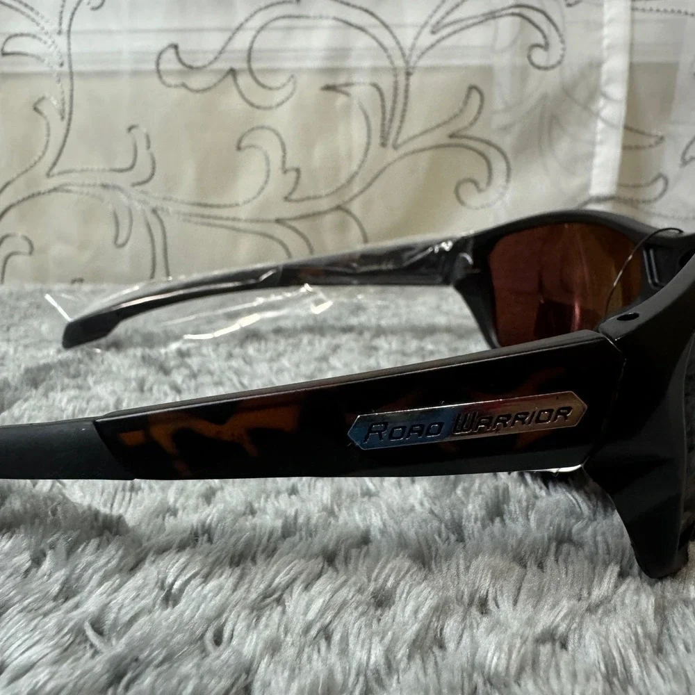 Road Warrior Men Sunglasses UV 400‎ High-Definition Black Summer Beach Fashion